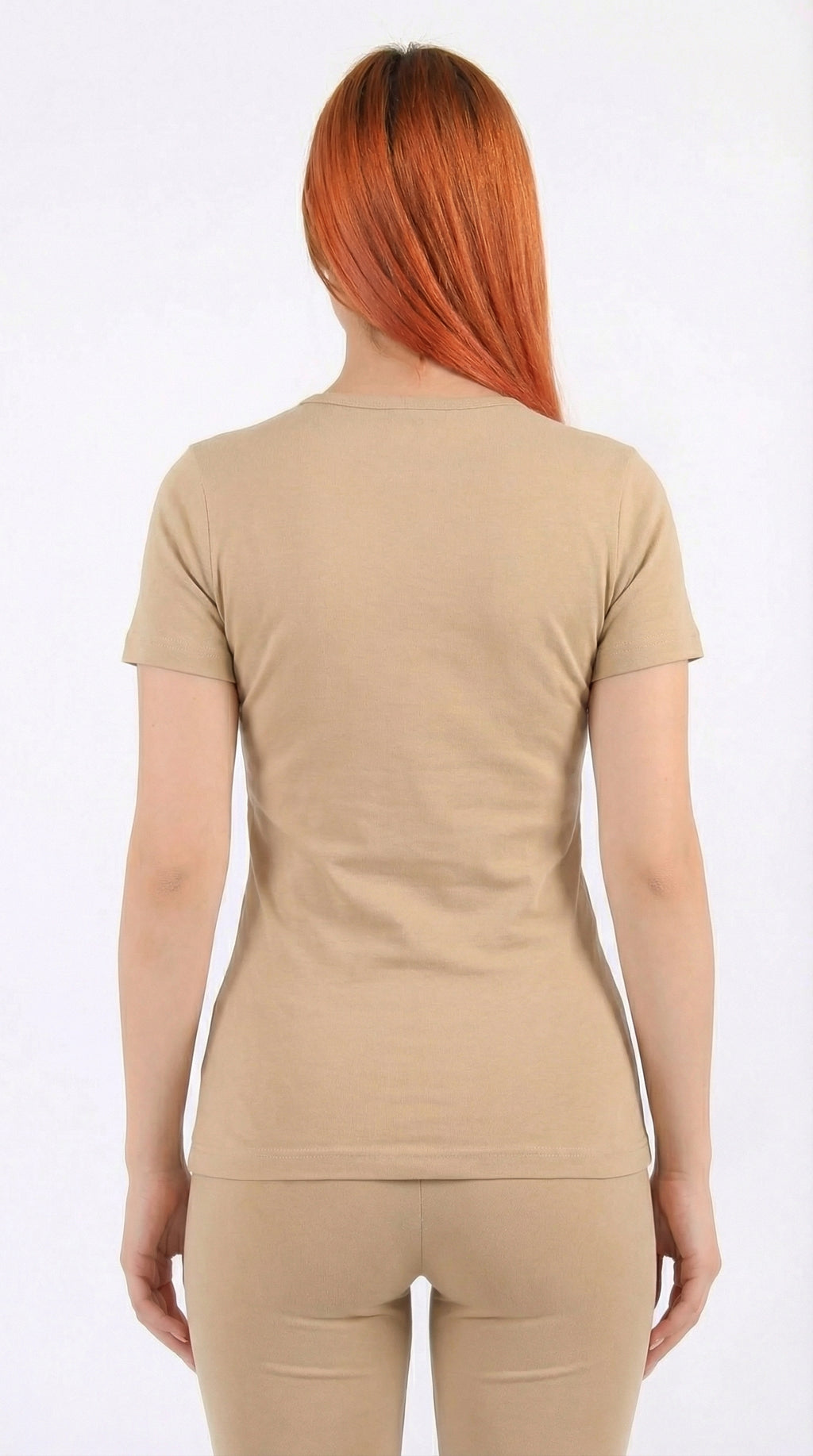 أندر شيرت حريمي نص كم قطن استرتش