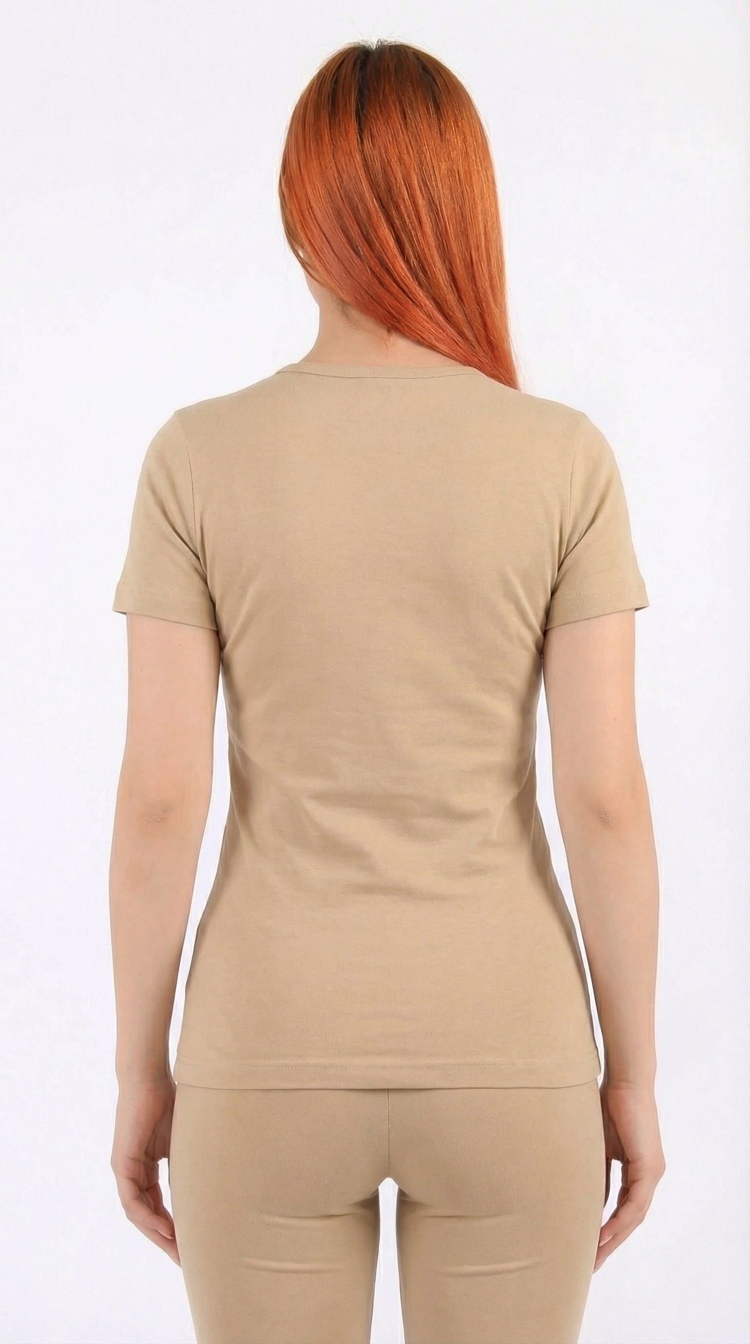 أندر شيرت حريمي نص كم قطن استرتش