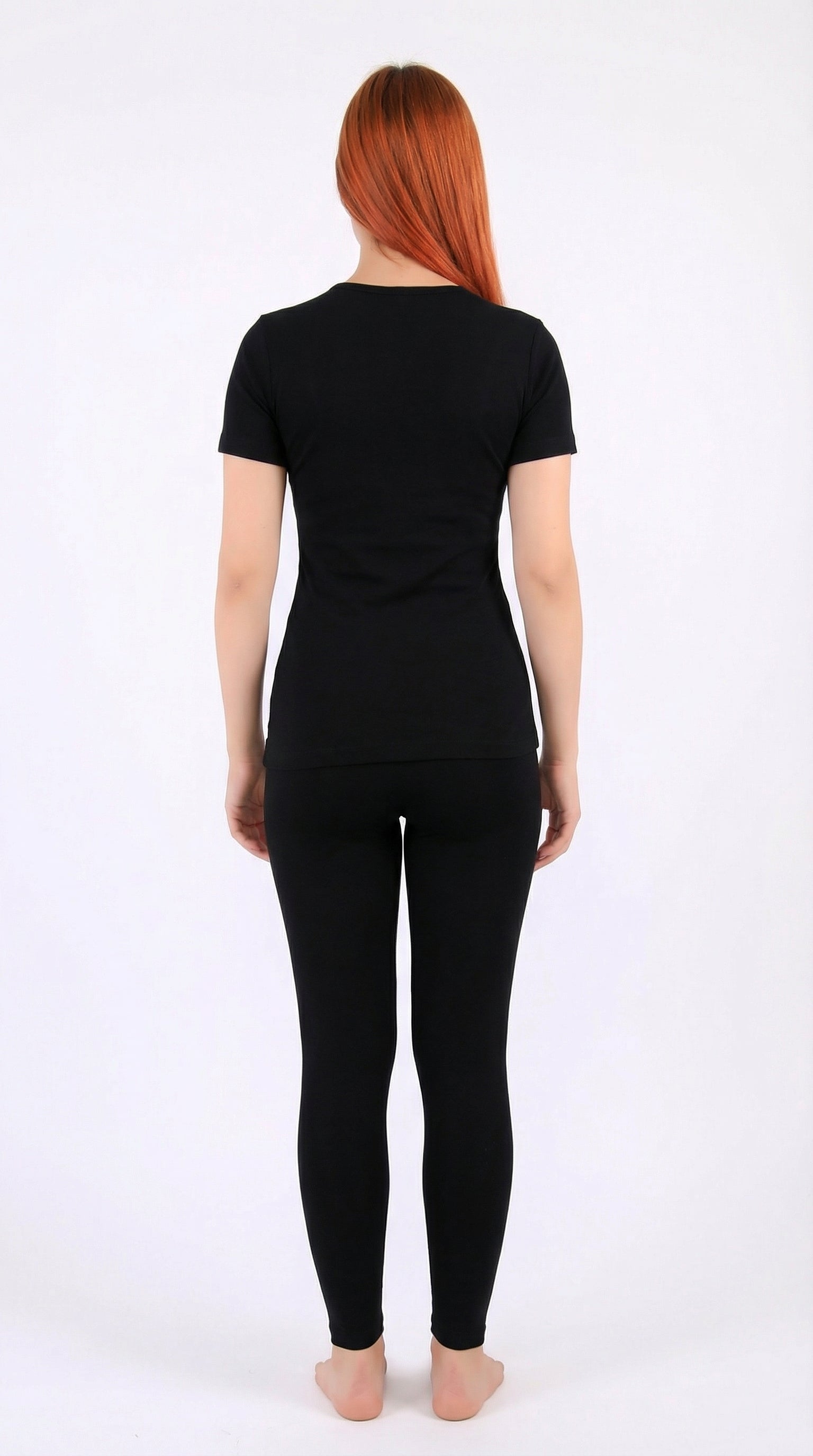 أندر شيرت حريمي نص كم قطن استرتش