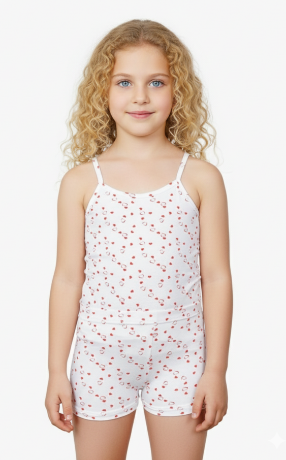Girls' comfortable cotton underwear set