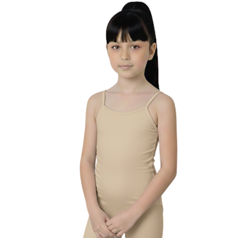 توب حمالة رفيعة بناتي قطن استرتش