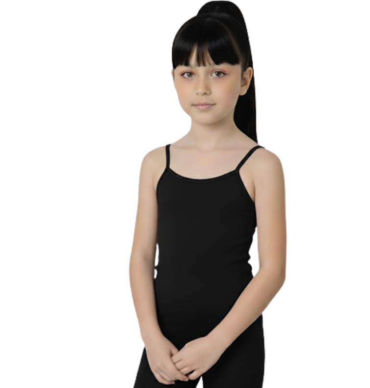 توب حمالة رفيعة بناتي قطن استرتش